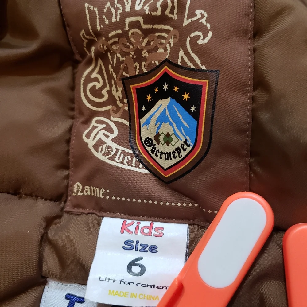 Obermeyer Kids Winter Ski Jacket Parka Waterproof Puffer - Picture 8 of 10